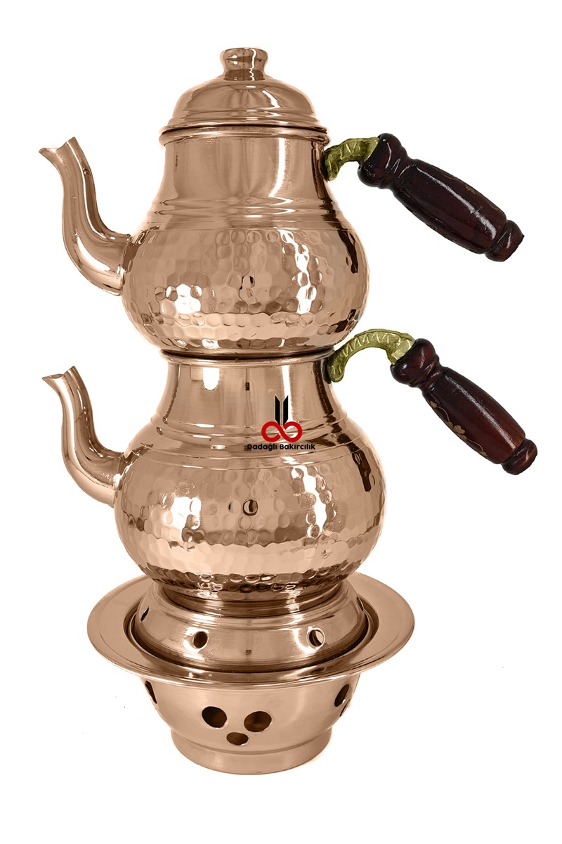 Dögmeli Isıtıcılı Bakır Çaydanlık